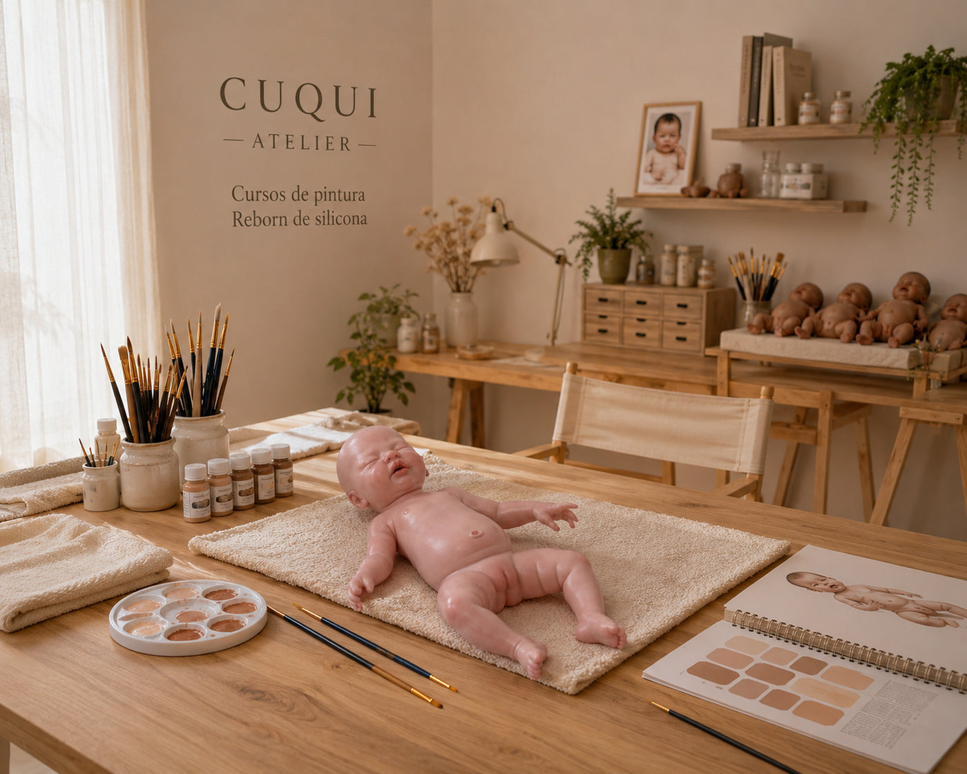 Atelier Cuqui Reborn — cursos de pintura reborn